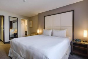 Arc Hotel photograph of interior of room