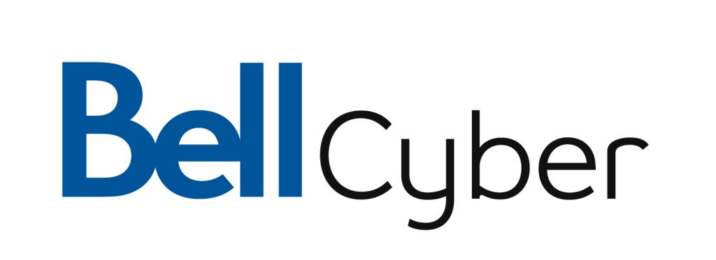 Bell Cyber logo with the word “Bell” in blue and “Cyber” in black on a light background
