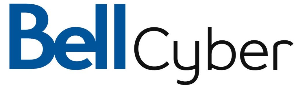 Bell Cyber logo with the word “Bell” in blue and “Cyber” in black on a light background
